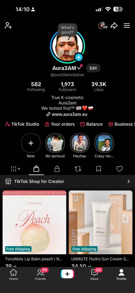 1 month of Tiktok Shop! and Result? - Aura3AM - Real K-Cosmetics by Korean in POL
