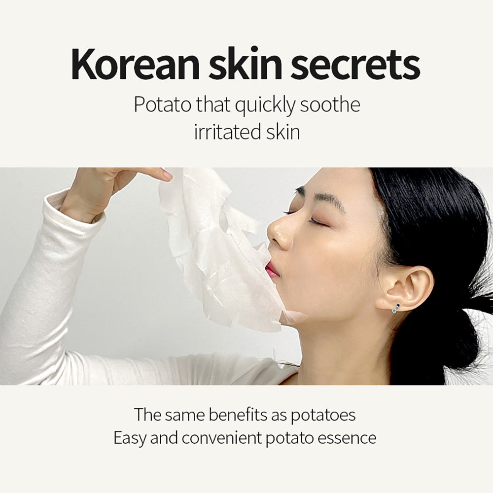 1CHOPICK Potato Facial Mask 5szt I Od Korei po Polskę — piękno napędzane ziemniakiem.