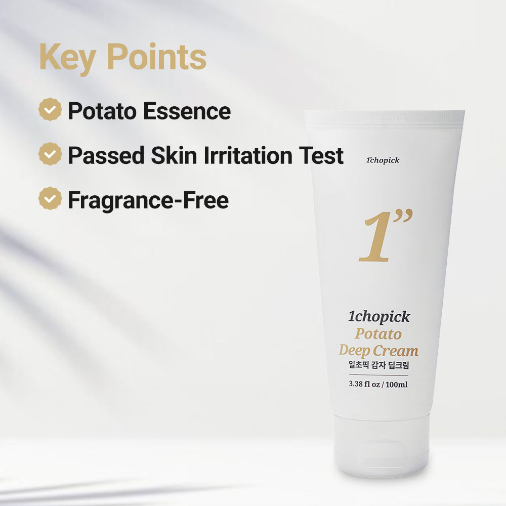 1CHOPICK Potato Deep Moisture Cream 100ml I Intensywnie Nawilżający Krem na Noc
