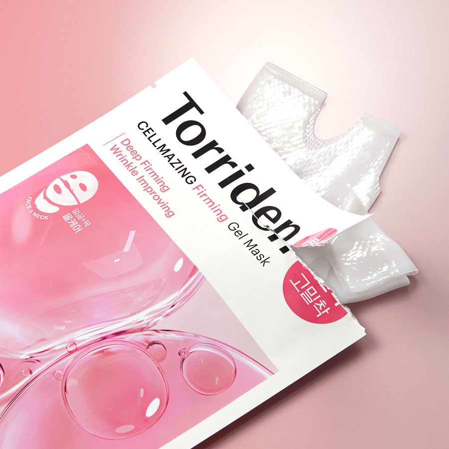 Torriden CELLMAZING Firming Gel Mask (1szt) I Liftingująca maska hydrożelowa z kolagenem – efekt „glass skin” i jędrność