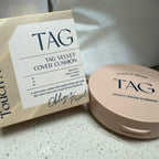 TAG Velvet Cover Cushion No.02 Nude Light I Kryjący podkład w cushionie o aksamitnym wykończeniu