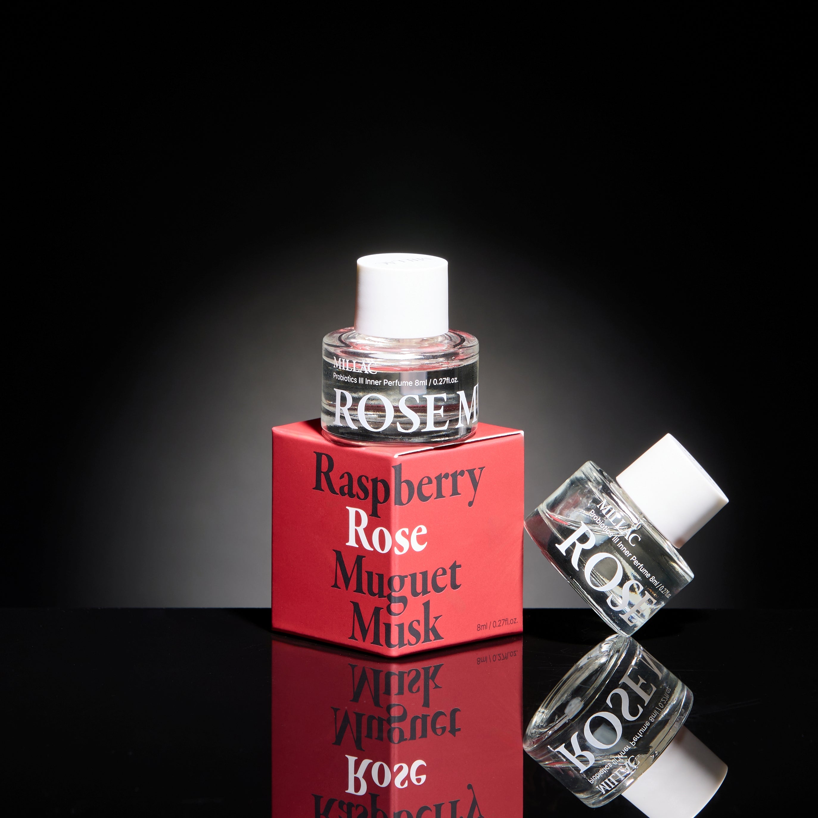 MILLAC Probiotics Intimate Perfume I 01.Rose Musk +24h Wegański Olejek Zapachowy