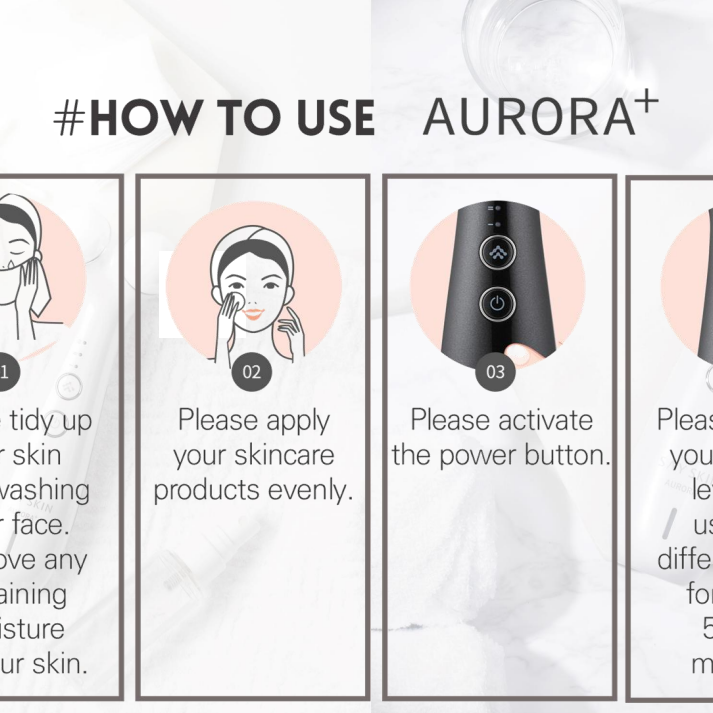SaySkin Aurora+ urządzenie do pielęgnacji skóry (creamy)