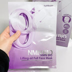 Numbuzin No.9 NMN BIO Lifting-sil Full Face Mask (4szt) I Liftingująca maska 3D z NMN – efekt V-line i intensywna regeneracja