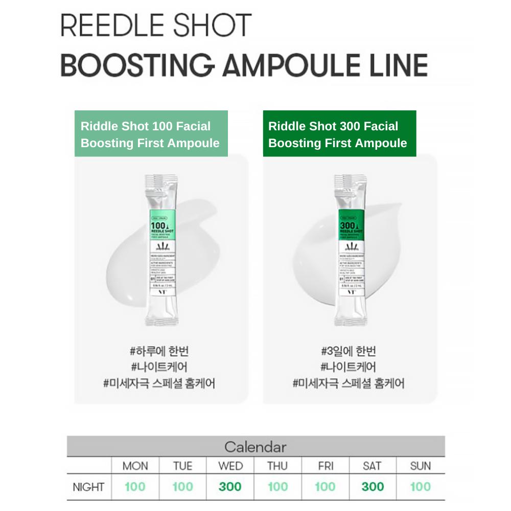 VT Reedleshot 300 Facial Boosting First Ampoule 2ml I Ampułka wstępna Booster