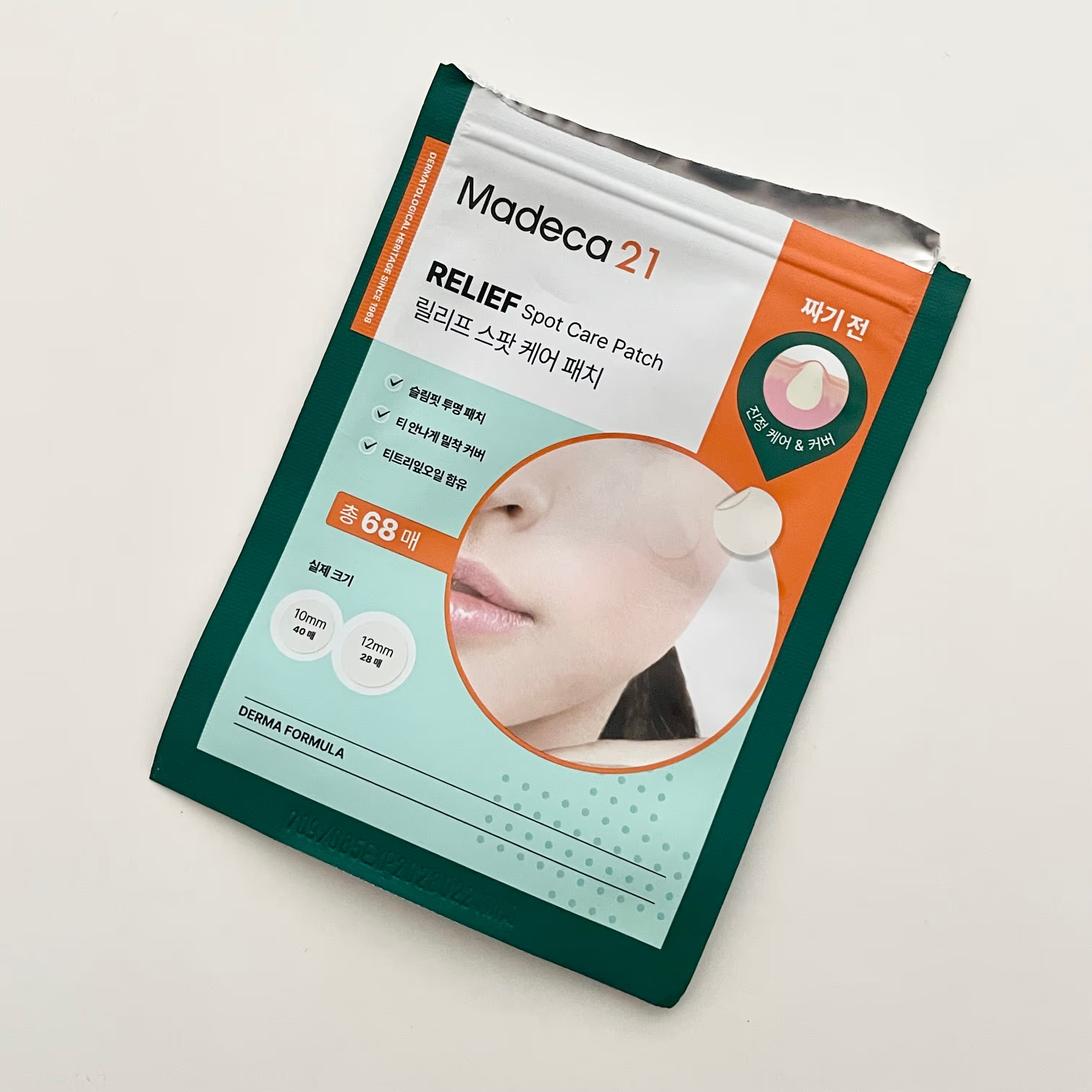 Madeca21 Relief Spot Care Patch (68szt) I Odpowiednie do stosowania przed wyciskaniem niedoskonałości