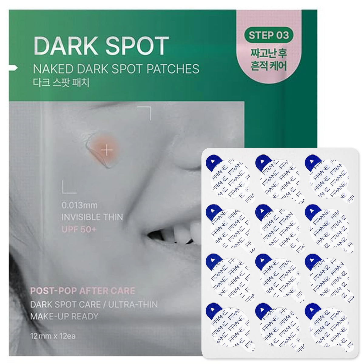 FRANZ Naked Dark Spot Patches 72szt | Science