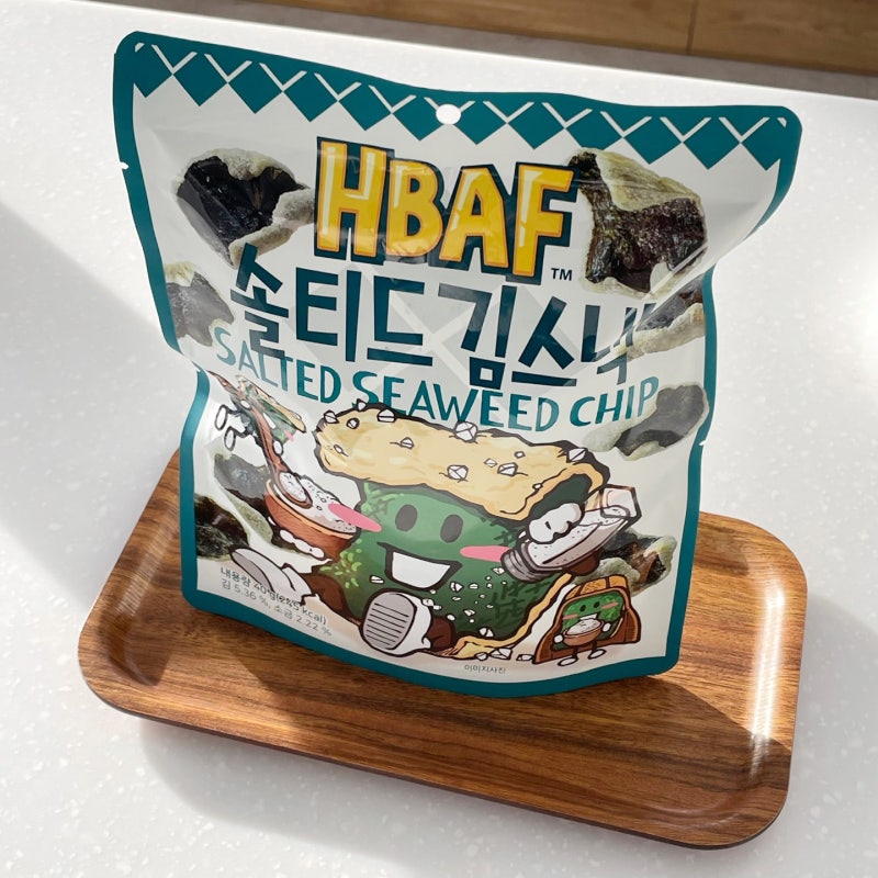 HBAF Salted Seaweed Gim Snack 40g I chrupiące algi, naturalny błonnik, czysta przyjemność