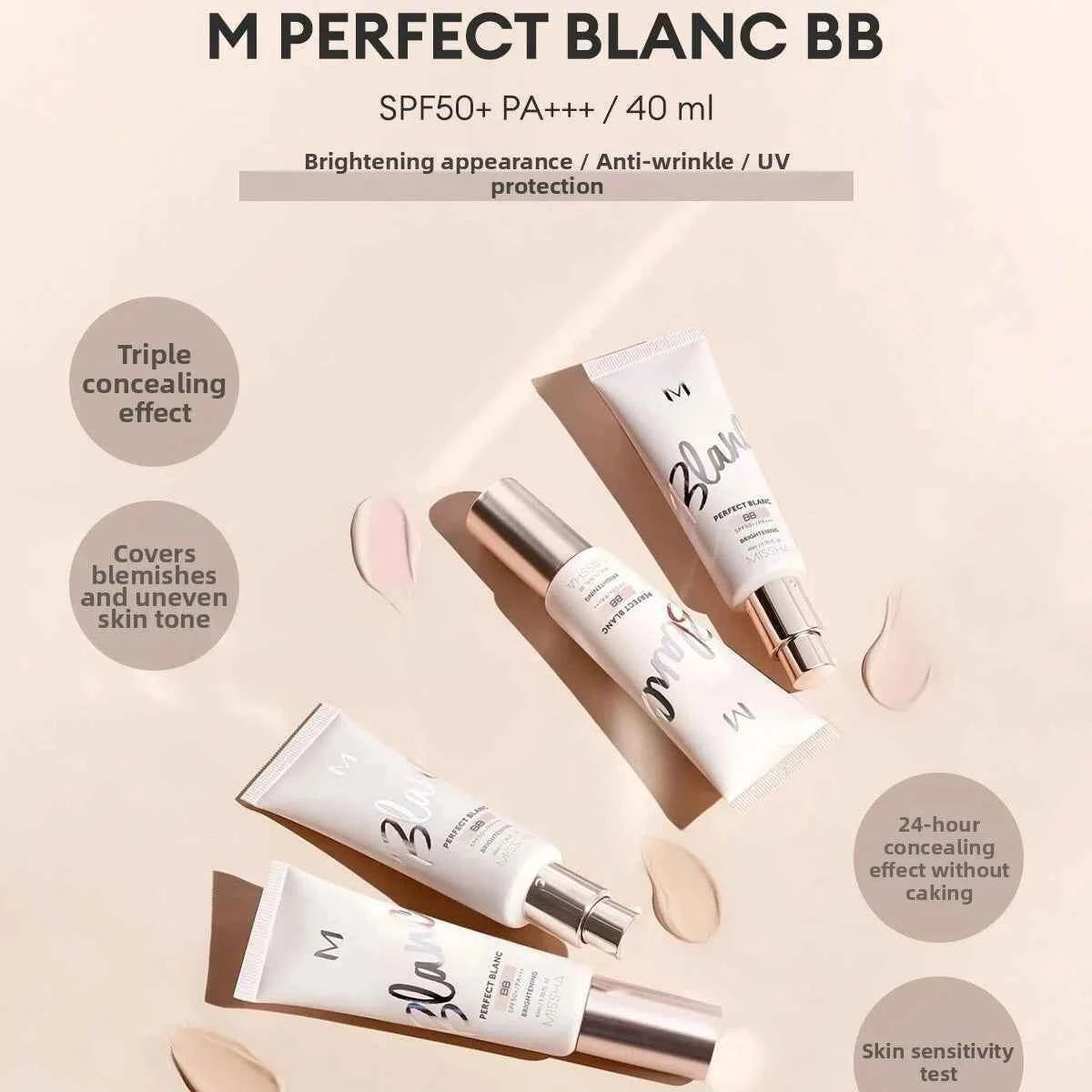 MISSHA M Perfect Blanc BB Cream SPF50+/PA+++ – No.21 Vanilla (40ml) (Copy)