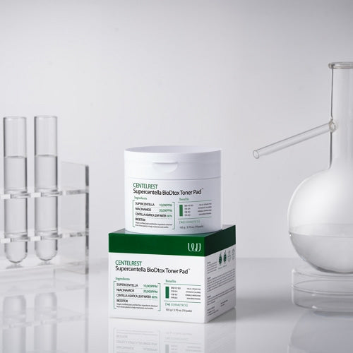 WJ Cosmetic Super Centella Bio-Detox Toner Pad I Profesjonalne Płatki Tonizujące Po Zabiegach Medycyny Estetycznej i Chirurgii Plastycznej