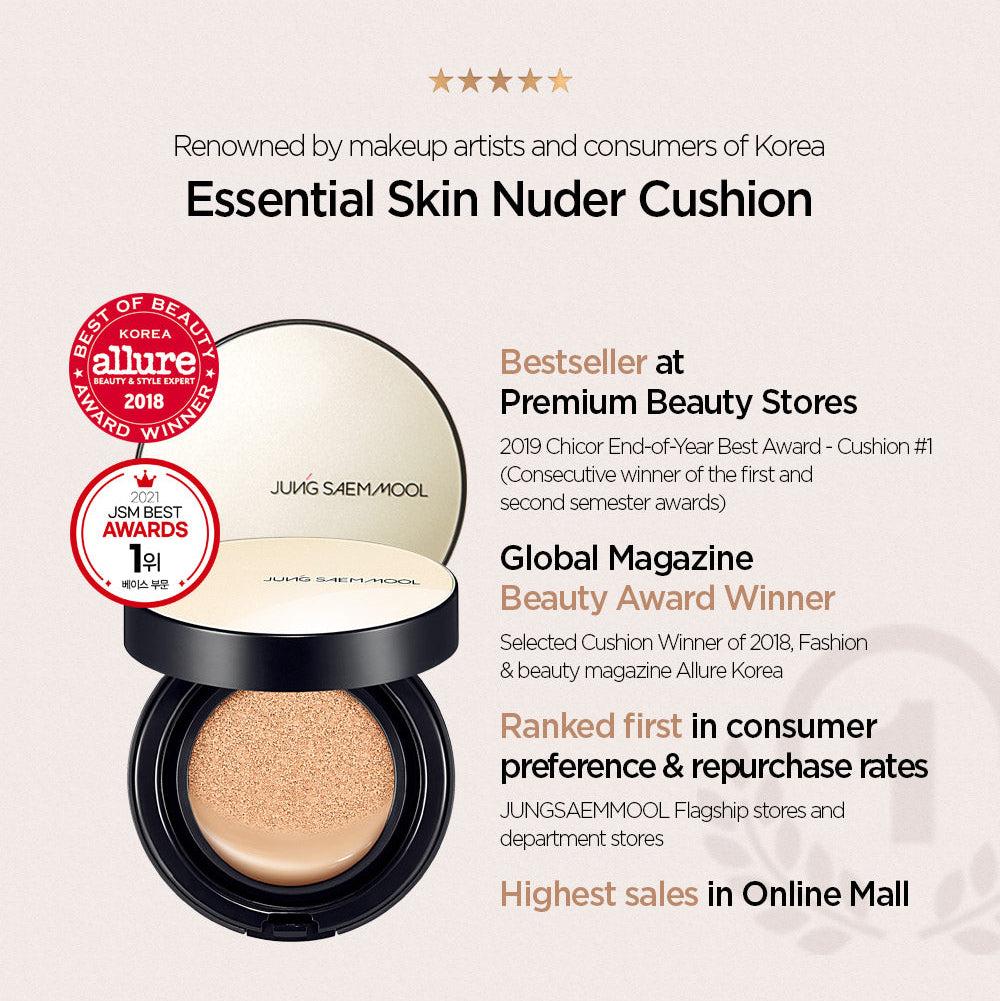 JSM Essential Skin Nuder Cushion (No.19 Light) I +uzupełnienie