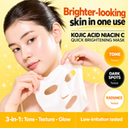 FULLY Kojic Acid Niacin C Quick Brightening Mask (1szt/25ml)