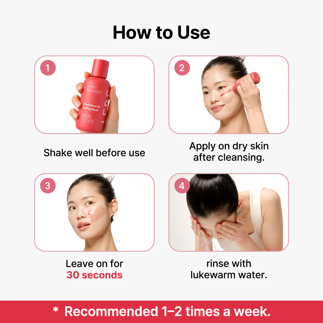 LEPS Flash Reset 29 Peeling Mask 105ml I Efekt Gładkiej Skóry w 30 Sekund