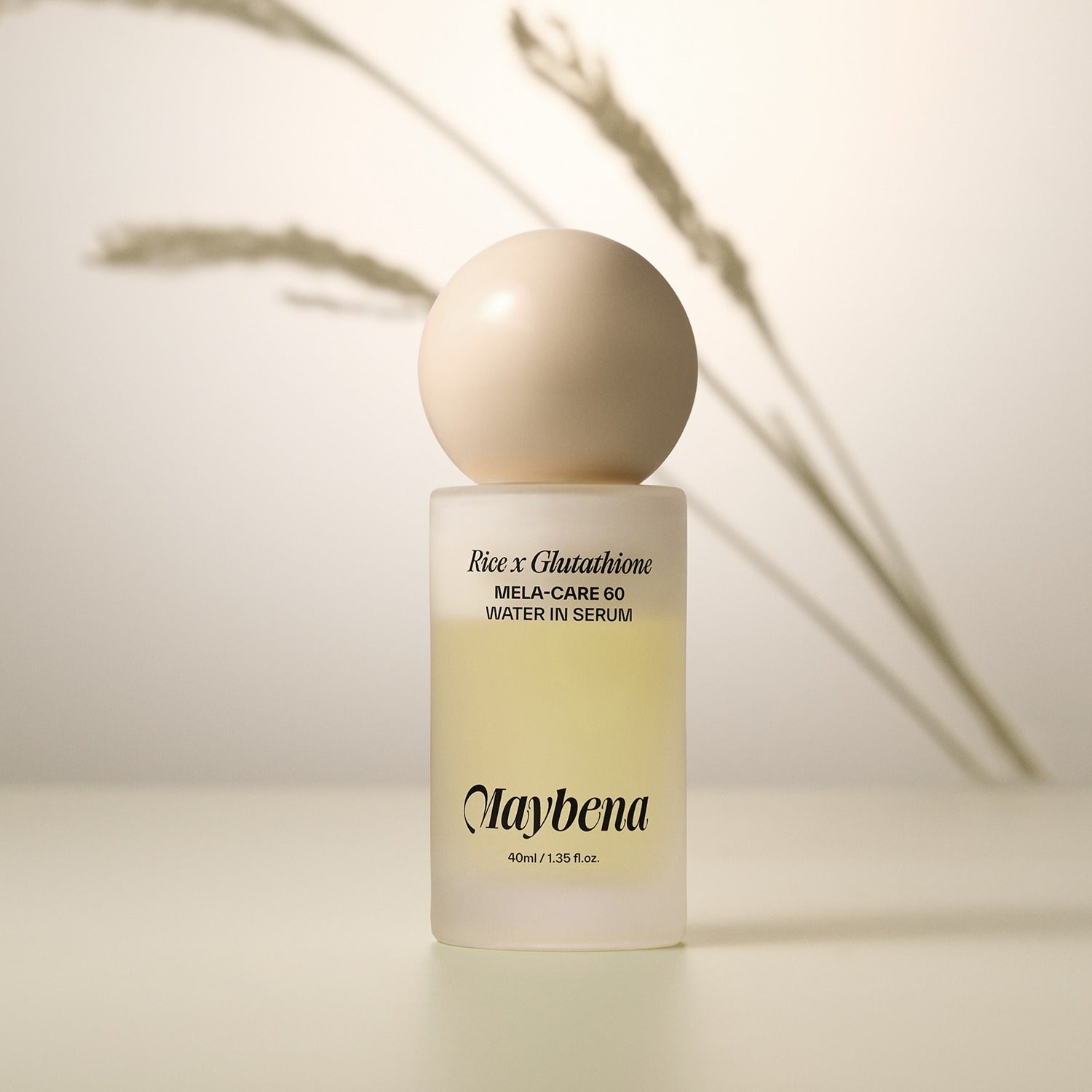 MAYBENA Rice X Glutathione 60 Water Serum 40ml | glutationem o czystości 98% i witaminami