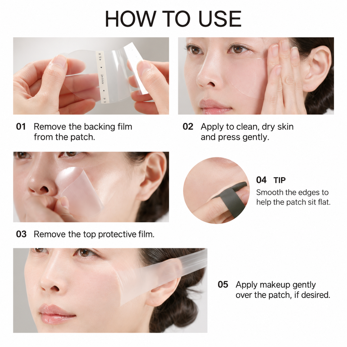 FRANZ Naked sunshield peptide patch 4 Pairs