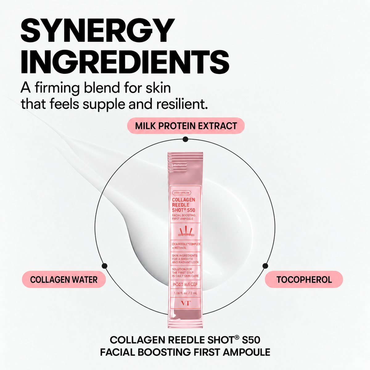 VT Collagen Reedle Shot S50 Facial Boosting First Ampoule 2ml