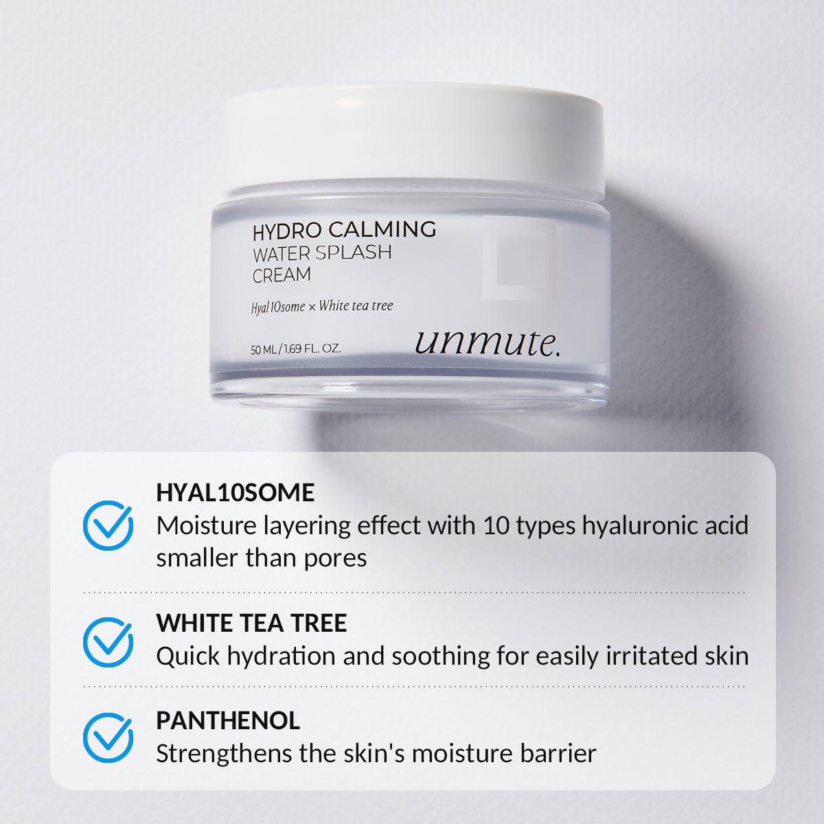 UNMUTE Hydro Calming Cream 50ml I Wyjątkowo delikatna wodno-kremowa