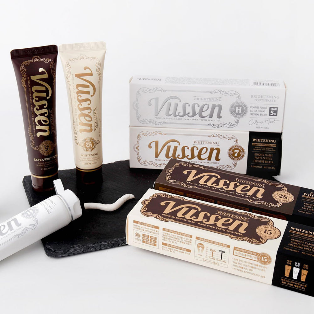 Vussen H Brightening Toothpaste 120g | Ostem Pharma 5% hydroksyapatytu