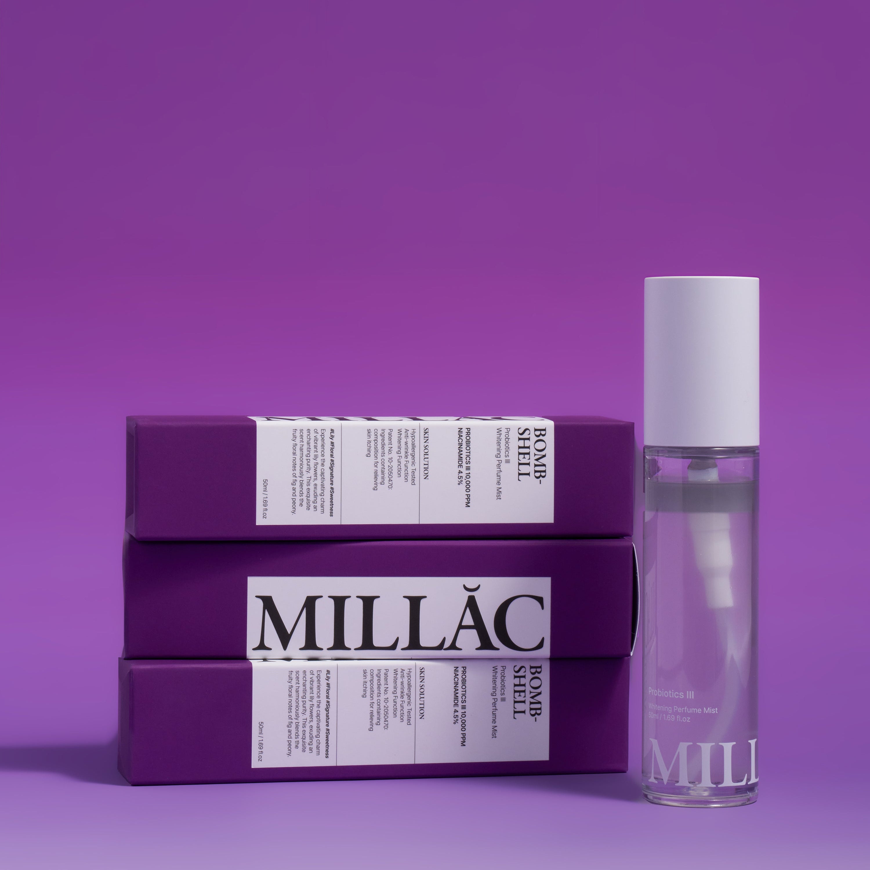 MILLAC Probiotics Perfume Mist 50ml I 06.Bomb Shell