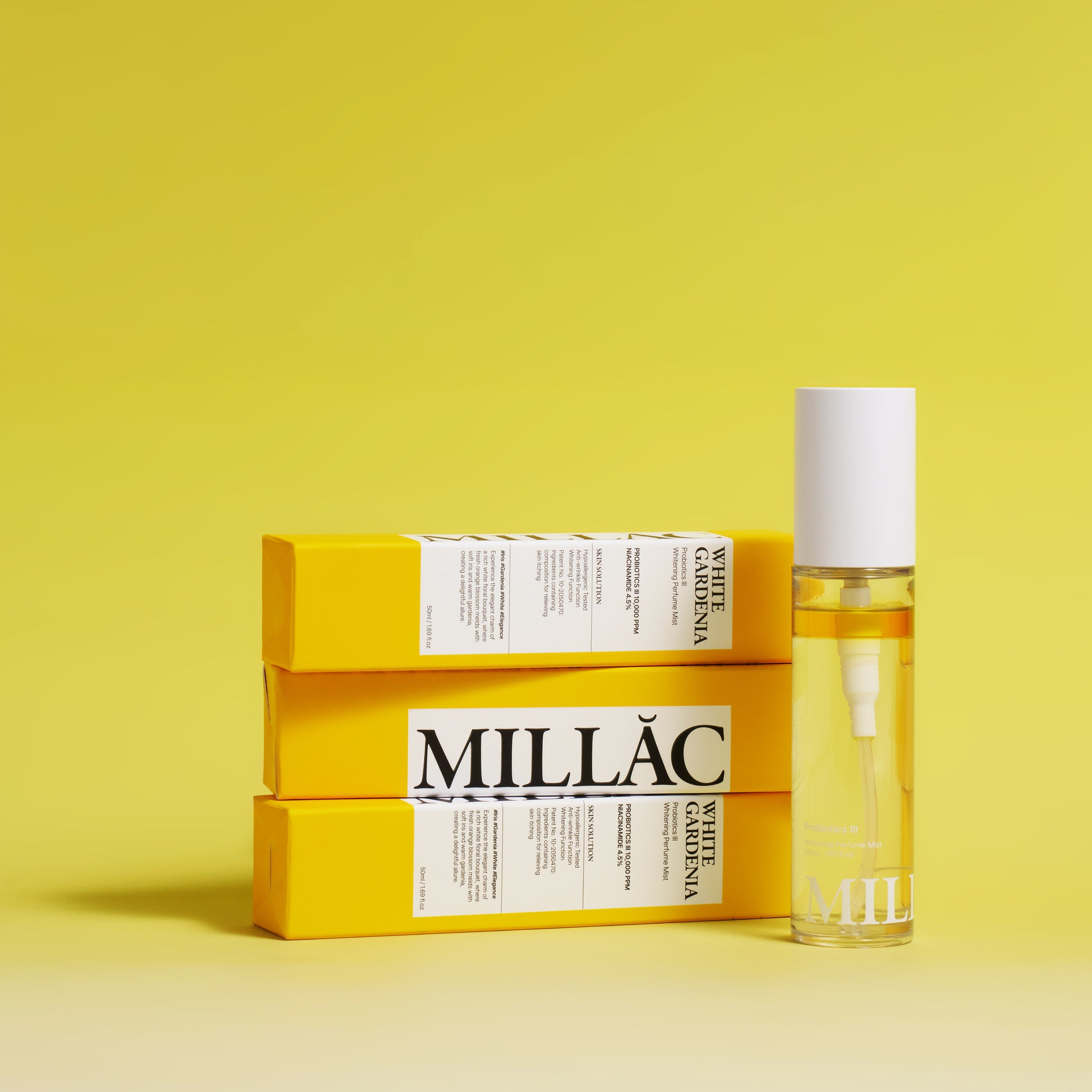 MILLAC Probiotics Perfume Mist 50ml I 04.White Gardenia