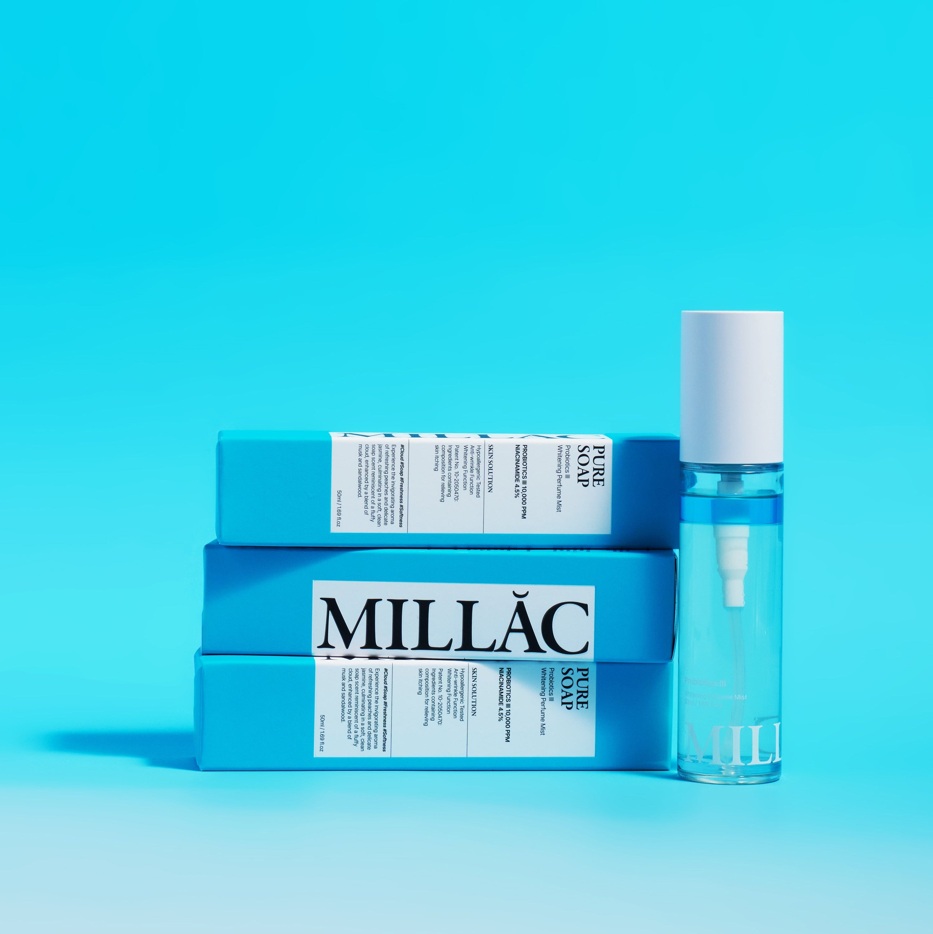 MILLAC Probiotics Perfume Mist 50ml I 05.Pure Soap