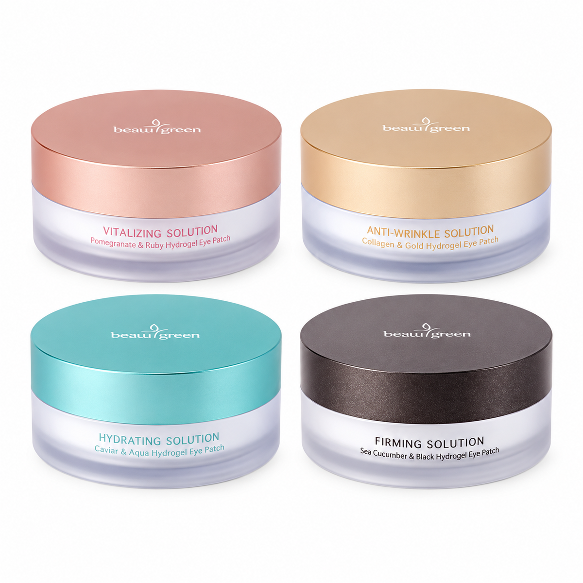 BEAUUGREEN Pomegranate & Ruby Hydrogel Eye Patch(60szt)