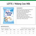 Lotte Malang Cow Cukierki Mleczne Miękkie 158g (Big 45szt) | Puszyste Żelki o Smaku Chmurki
