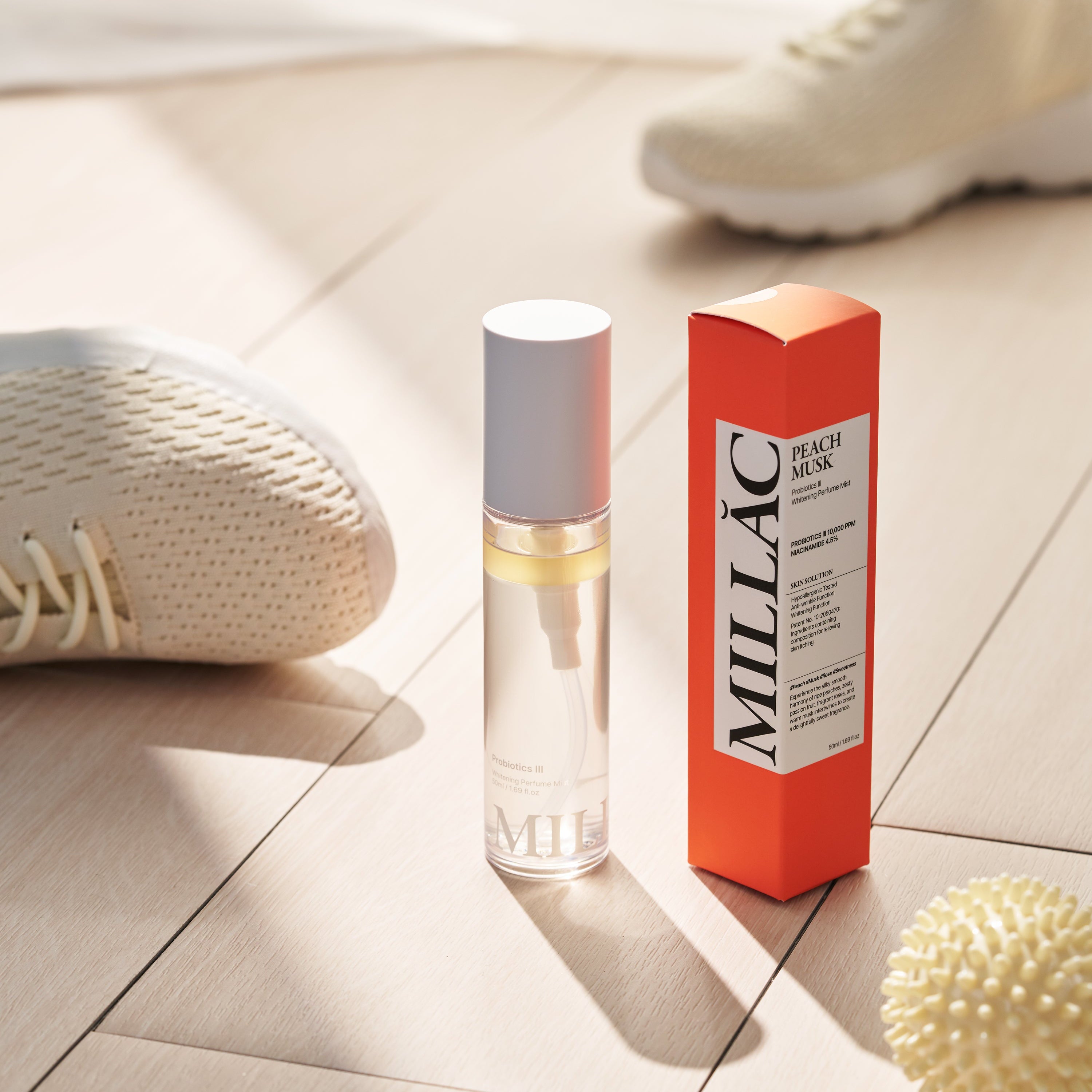 MILLAC Probiotics Perfume Mist 50ml I 02.Peach Musk