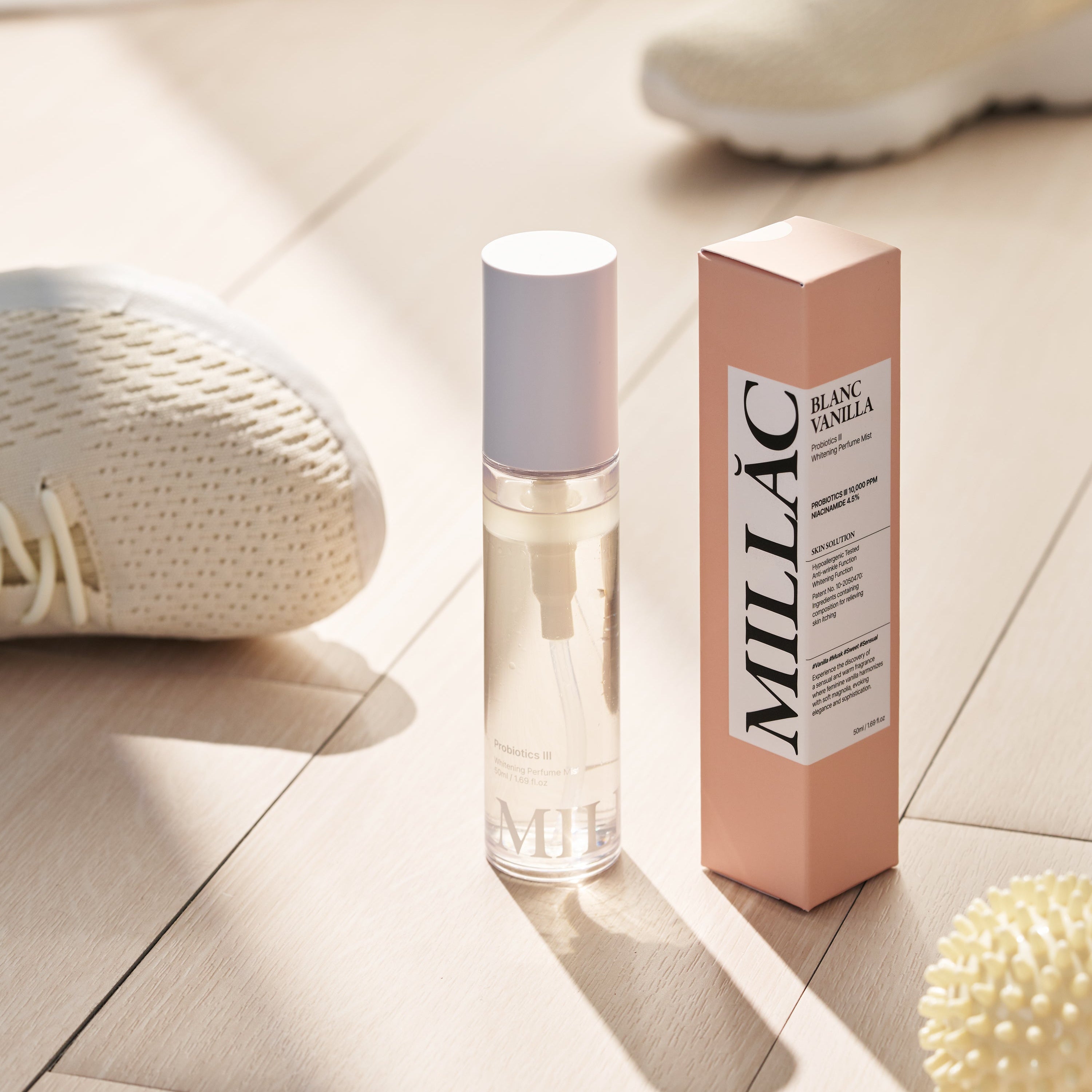 MILLAC Probiotics Perfume Mist 50ml I 03.Blanc Vanilla