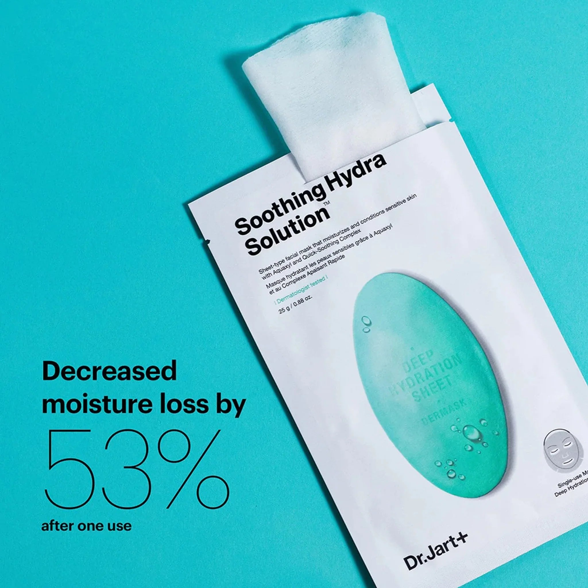 Dr.Jart+ Soothing Hydra Solution maska regenerująco - nawilżająca (25g x 1szt)