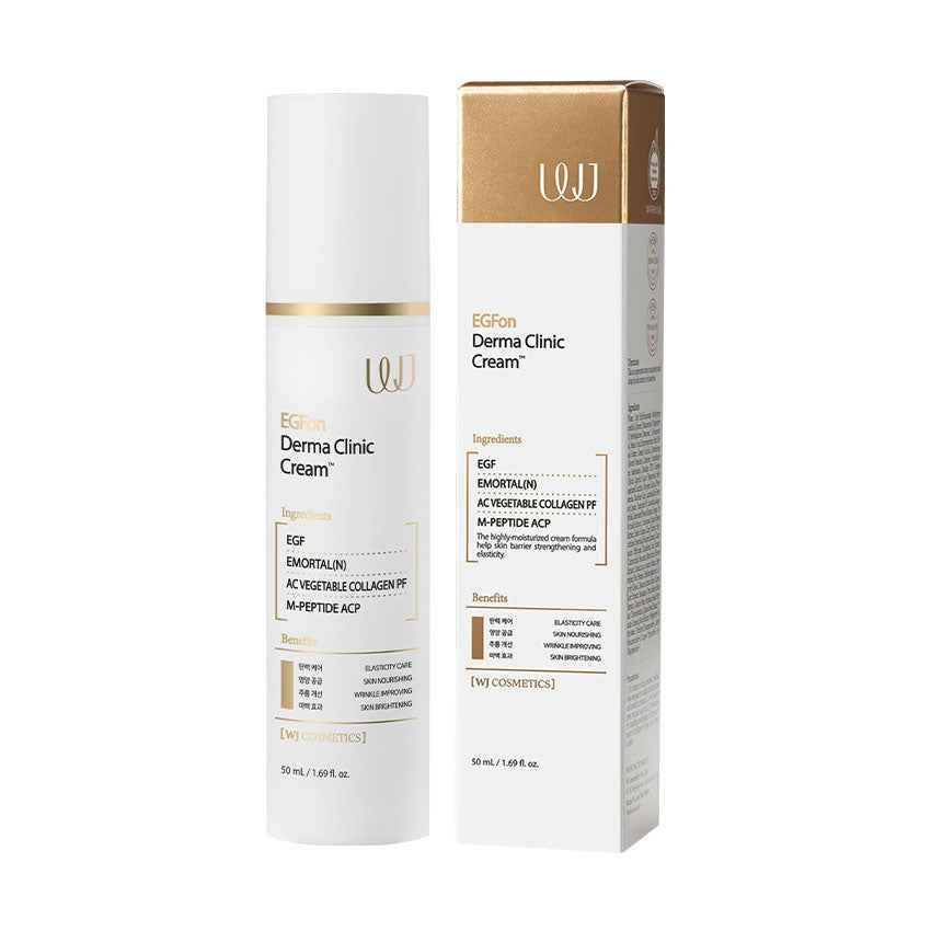 WJ COSMETIC EGFon Derma Cream 50ml – Stworzony przez Wiodącą Koreańską Klinikę Chirurgii Plastycznej