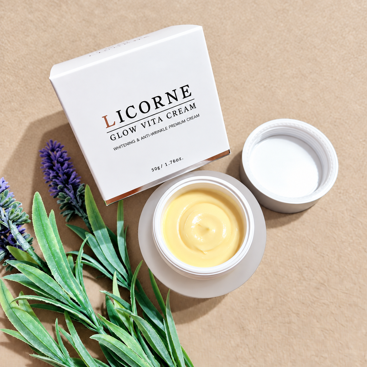 LICORNE Glow Vita Cream 50g | Masło shea i masła roślinne