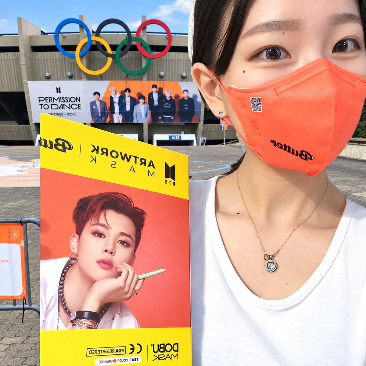 DOBU BTS Artwork Mask | Edycja V “Butter” 1 szt