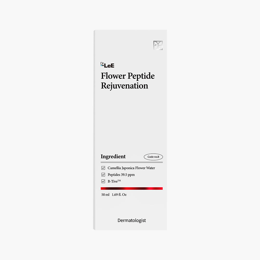 Dr.Lee Flower Peptide Rejuvenation Ampoule 50ml I Ampułka odmładzająca z peptydami – regeneracja, jędrność i wygładzenie