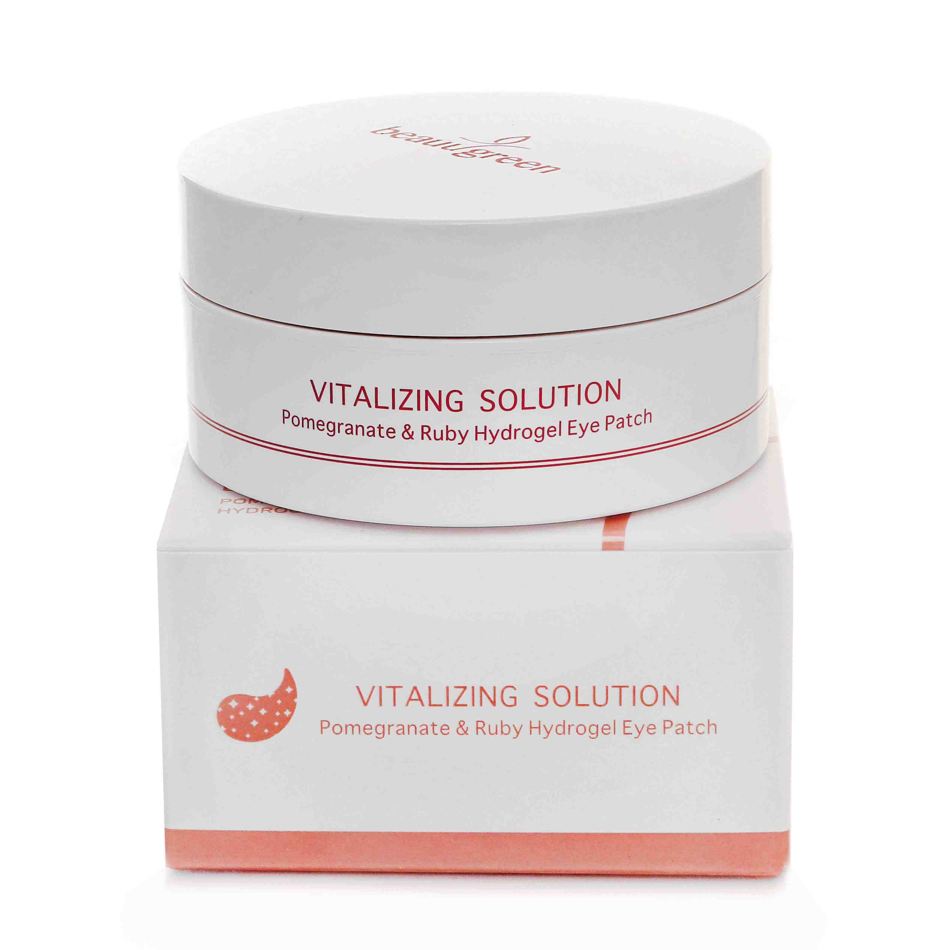 BEAUUGREEN Pomegranate & Ruby Hydrogel Eye Patch(60 szt 90g)