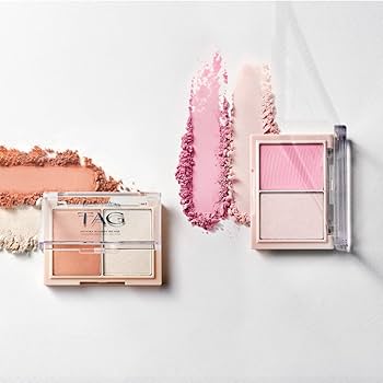 TAG Mood Blush Beam 02 Fair Mauve I Róż + rozświetlacz w chłodnym odcieniu dla efektu soft glow