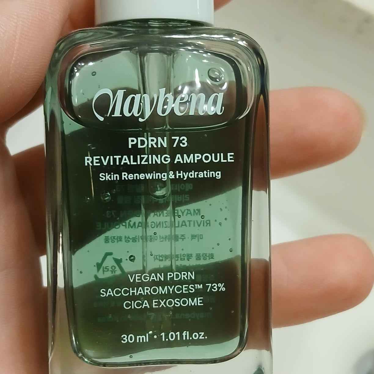MAYBENA Vegan PDRN73 Rewitalizująca Ampułka 30ml Nauka w każdej kropli