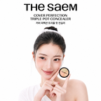The Saem Cover Perfection Triple Pot Concealer 07 Pink Beige 13.5g