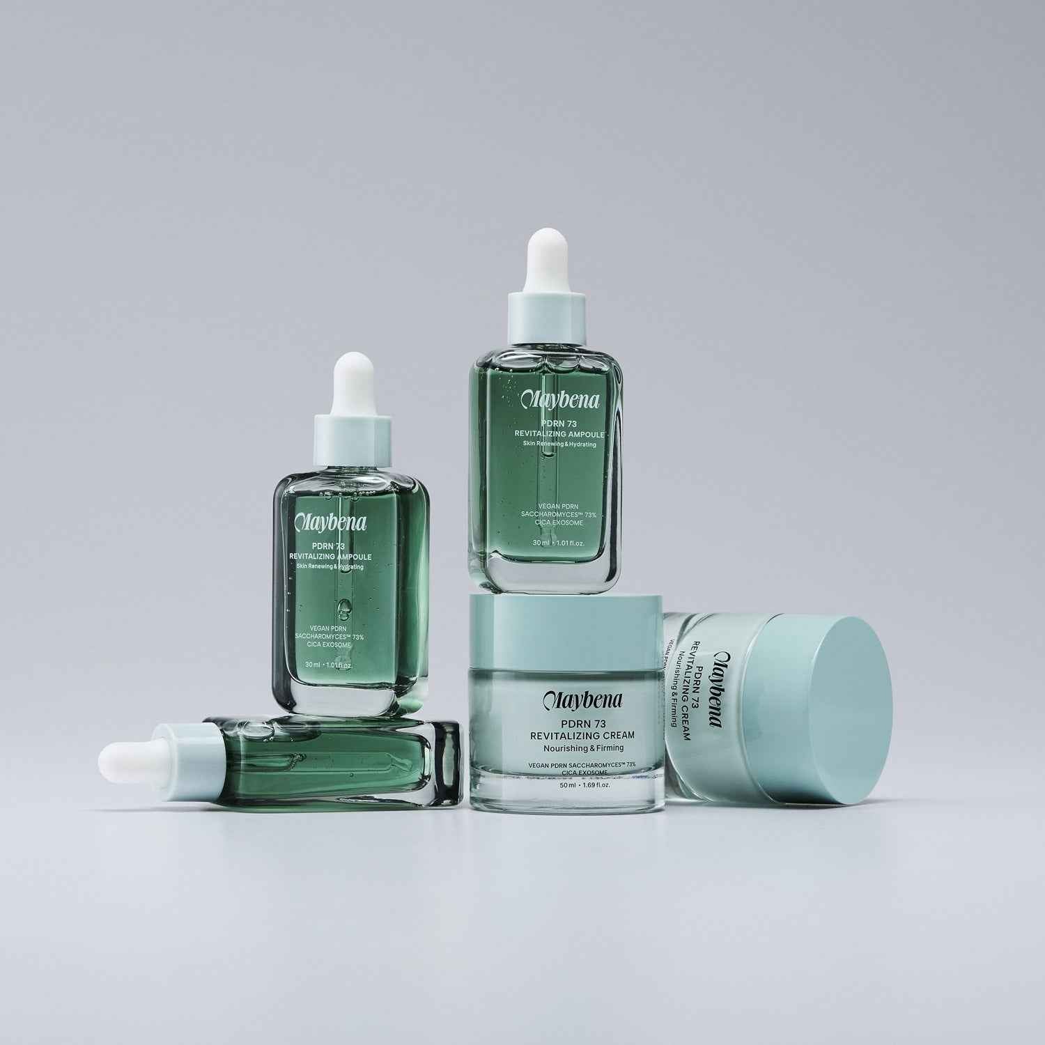 MAYBENA Vegan PDRN73 Rewitalizująca Ampułka 30ml Nauka w każdej kropli