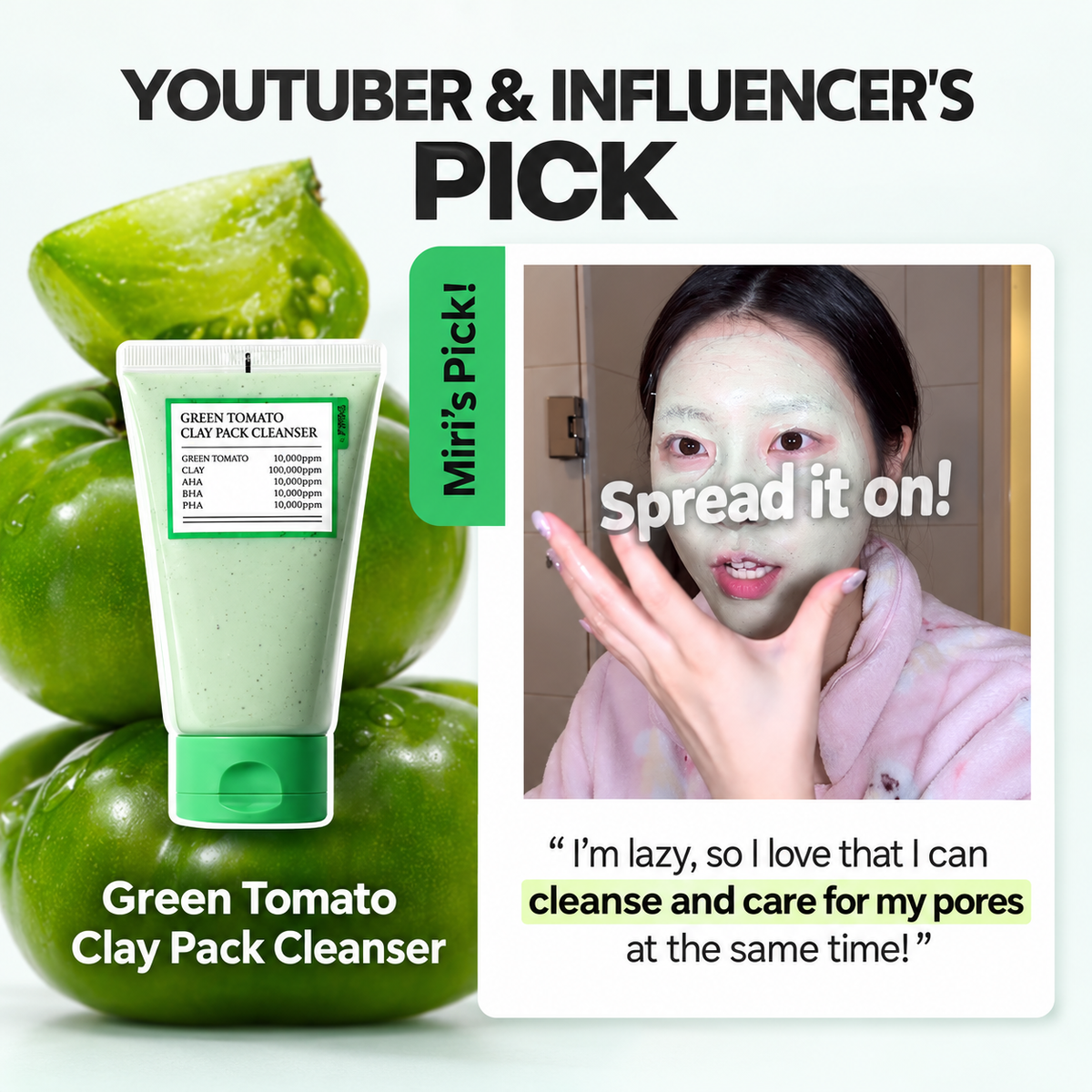 FULLY Green Tomato Clay Pack Cleanser 120ml