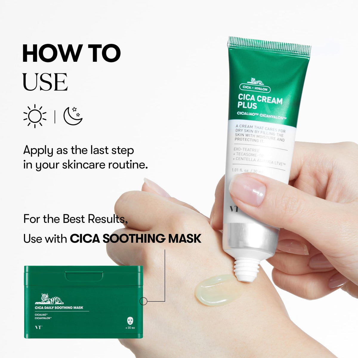 VT Cica Calming Cream 50ml | Krem kojąco-nawilżający