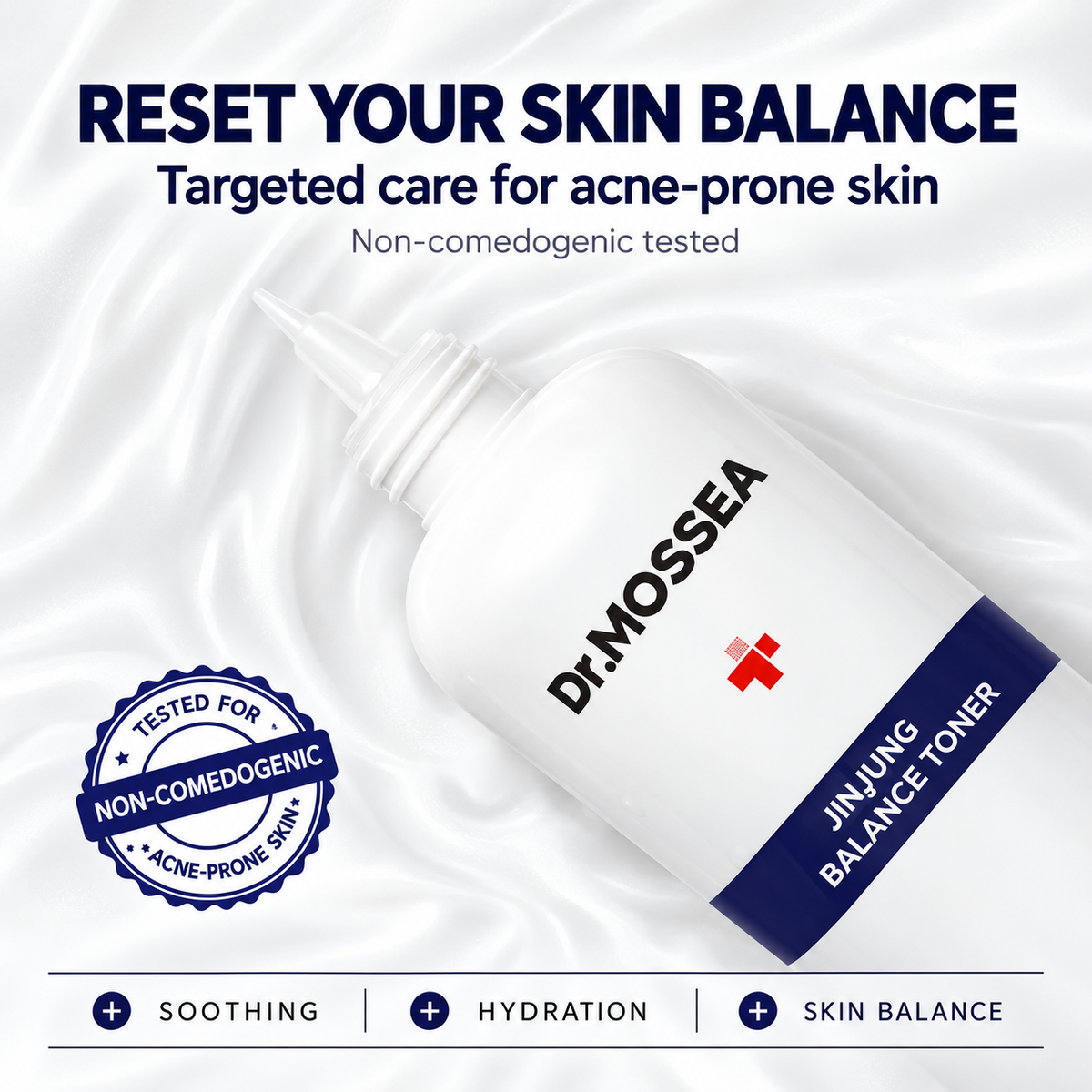 Dr. MOSSEA Jinjung Balance Toner 300ml | Kojąca pielęgnacja skóry trądzikowej