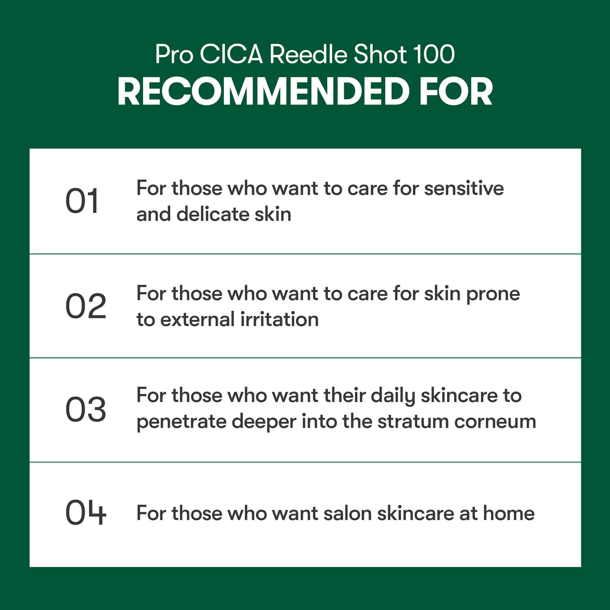 VT COSMETIC Pro Cica Reedle Shot 100 – Booster kojąco-regenerujący do twarzy I 50ml