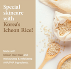 LICORNE Vegan Rice Facial Cream 50ml I Odżywczy krem z białym ryżem