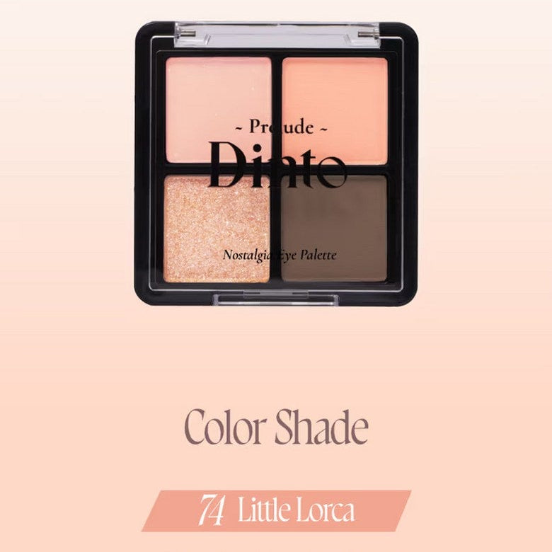 Dinto Prelude Nostalgia Eye Palette, no.74 Little Lorca I Paleta cieni do powiek w odcieniach nostalgic glow