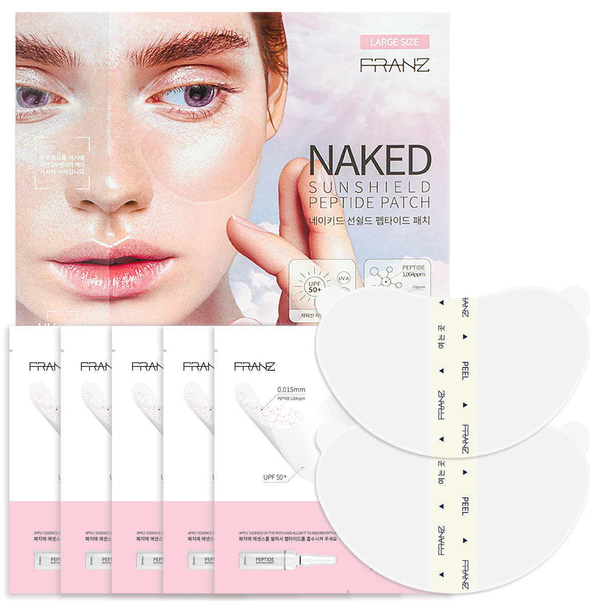 FRANZ Naked sunshield peptide patch 4 Pairs