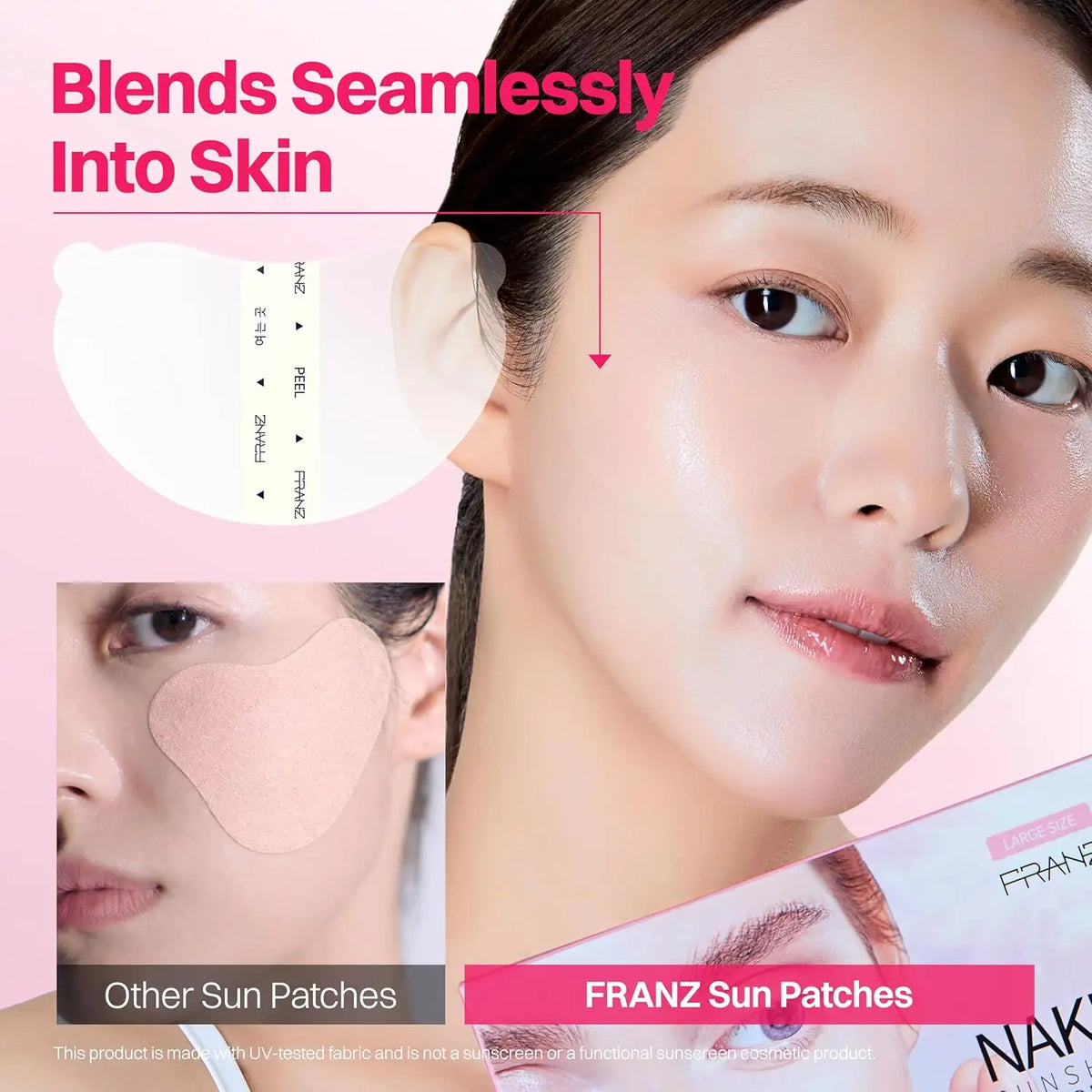 FRANZ Naked sunshield peptide patch 4 Pairs