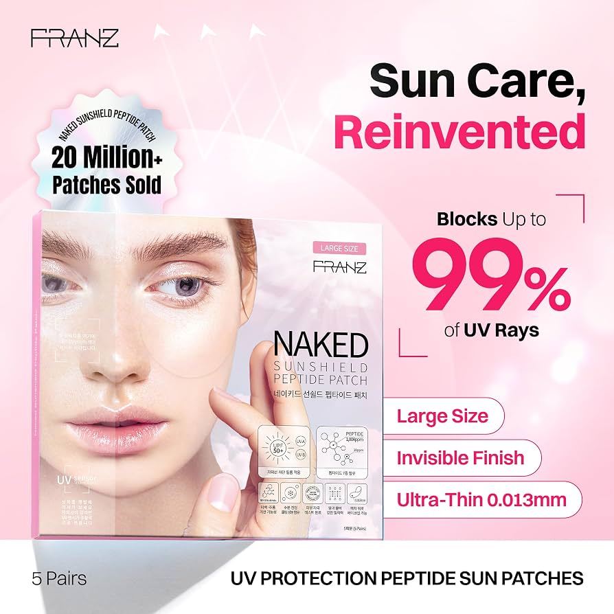 FRANZ Naked sunshield peptide patch 4 Pairs