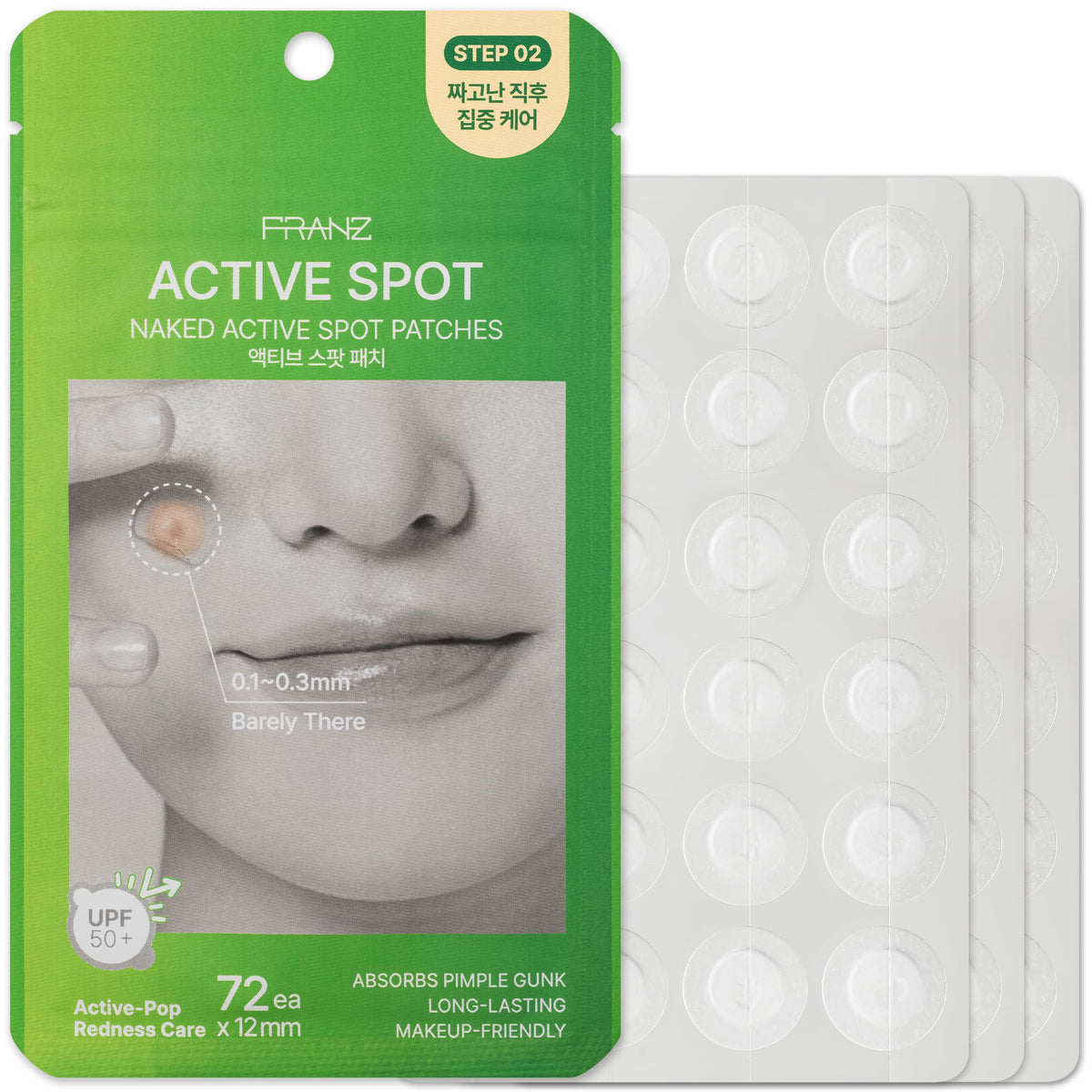 FRANZ Naked Active Spot Patch 72 szt | Science