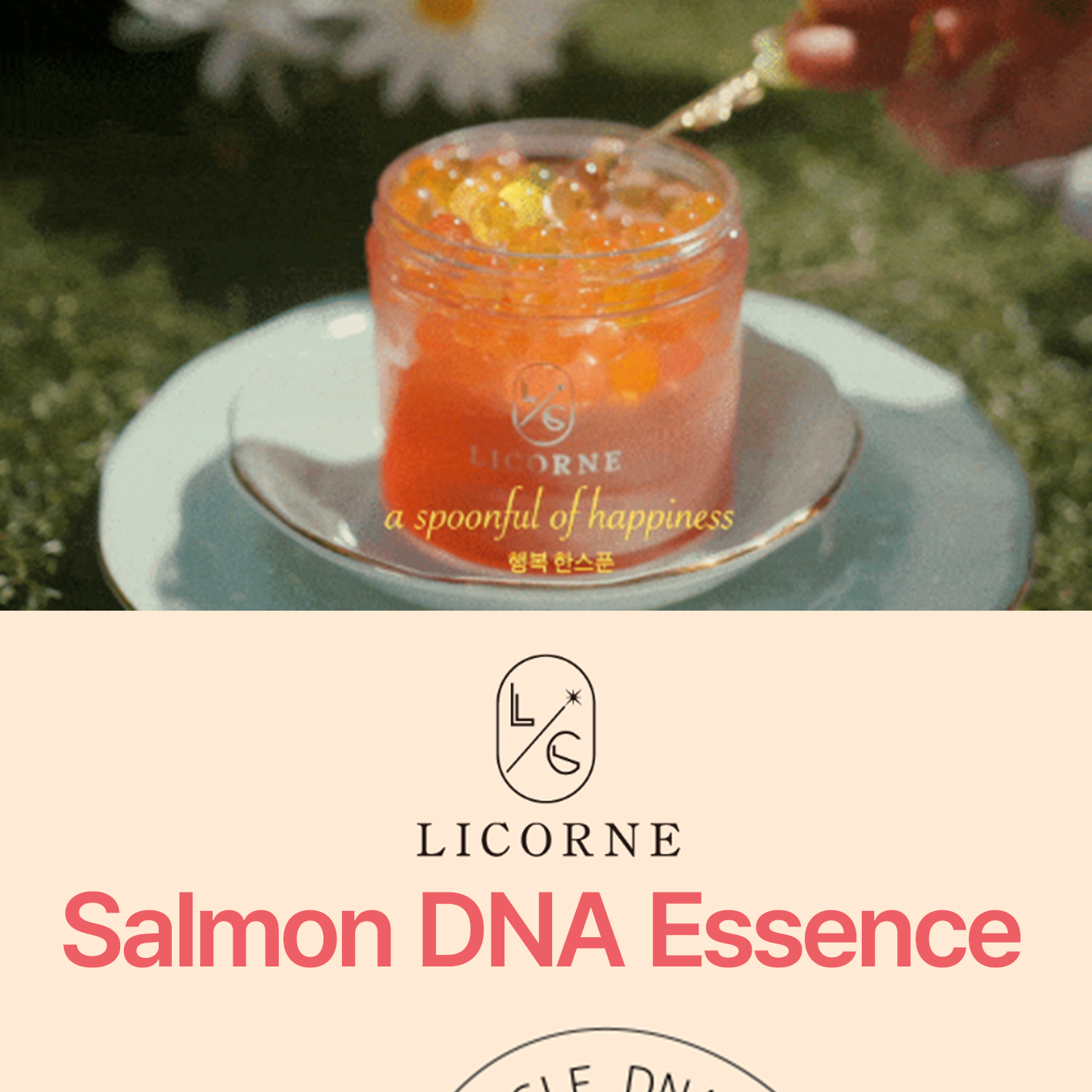 LICORNE Salmon DNA Toning Pad 70 szt. / 230 ml I PDRN Salmon Egg